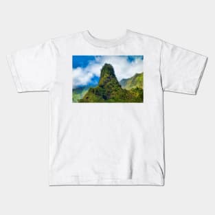 Iao Valley State Monument Study 1 Kids T-Shirt